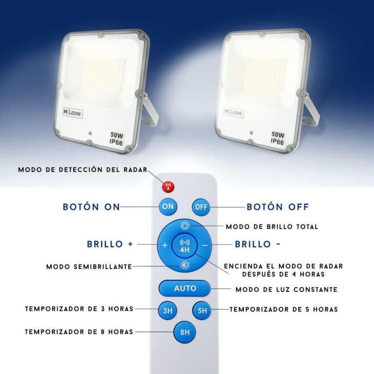 Projetor Solar VENECIA IP66 100W LED 4500lm 6000K Cinza - Image 3
