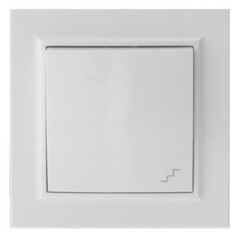 Comutador de Escada Série EP Branco