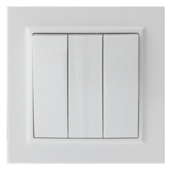 Interruptor Triplo Série EP Branco