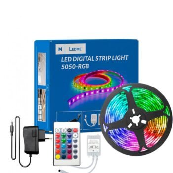 Kit LED DIGITAL STRIP LIGHT 12Vdc 16W/m 30LED’s RGB 3m