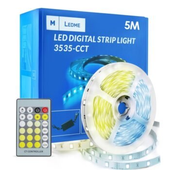 Kit LED DIGITAL STRIP LIGHT 12Vdc 30W 60LED’s CCT (3000K+6000K) 5m