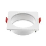 Aro de encastrar para módulo COBFIX 10W quadrado Branco