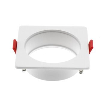 Aro de encastrar para módulo COBFIX 10W quadrado Branco