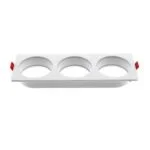 Aro de encastrar 3L para módulo COBFIX 10W Branco