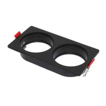 Aro de encastrar 2L para módulo COBFIX 10W Preto