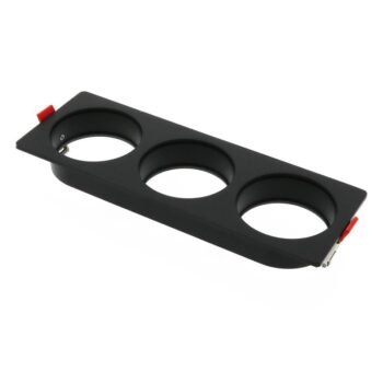 Aro de encastrar 3L para módulo COBFIX 10W Preto