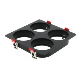 Aro de encastrar 4L para módulo COBFIX 10W Preto