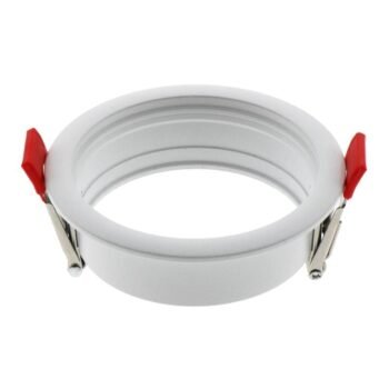 Aro de encastrar para módulo COBFIX 10W redondo Branco