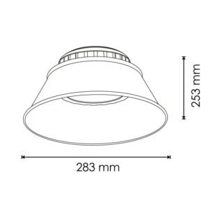 Campânula INFINITY IP44 100W LED 12000lm 6000K - Image 4