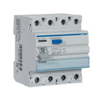 Inter. dif. 4P 40A 300mA tipo AC 4M