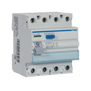 Inter. dif. 4P 63A 300mA tipo AC 4M