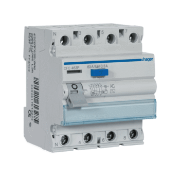 Inter. dif. 4P 63A 300mA tipo AC 4M