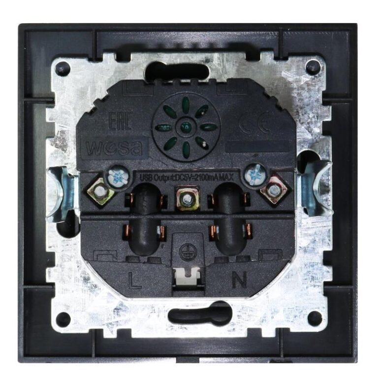 Tomada Schuko com USB Duplo Série EP Preto - Image 2