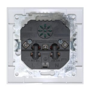 Tomada Schuko com USB Duplo Série EP Branco - Image 2