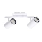 Aplique CITY 2xGU10 Ajustável Branco