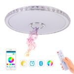 Plafond MUSIC 1x72W LED 3000lm Rgb+Cct Branco
