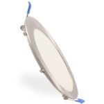 Foco de encastrar SLIM redondo 12W LED 1200lm CCT (3000K-4500K-6000K) Níquel