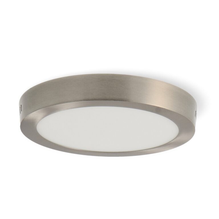 Plafond SLIM redondo 20W LED 2000lm CCT (3000K-4500K-6000K) Níquel