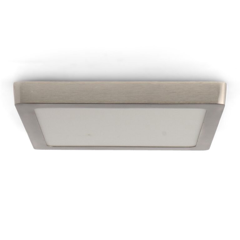 Plafond SLIM quadrado 25W LED 2500lm CCT (3000K-4500K-6000K) Níquel