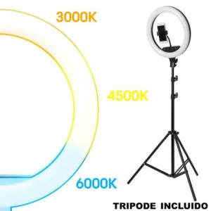 Ring Light Led C/tripé 14" 20W - CCT - Image 2