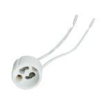 Suporte de lâmpada GU10 em porcelena