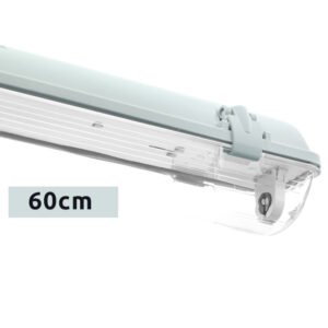 Armadura estanque LINESTA IP65 1xG13 T8 LED 60cm C.65,6xL.8,0xAlt.9,0cm Cinzento - Image 2