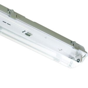 Armadura estanque LINESTA IP65 2xG13 T8 LED 60cm C.65,6xL.11,5xAlt.9,0cm Cinzento - Image 6