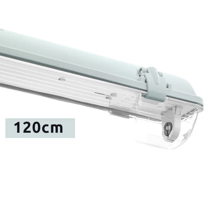 Armadura estanque LINESTA IP65 1xG13 T8 LED 120cm C.126xL.8,0xAlt.9,0cm Cinzento - Image 2