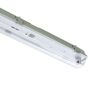 Armadura estanque LINESTA IP65 1xG13 T8 LED 120cm C.126xL.8,0xAlt.9,0cm Cinzento - Image 6