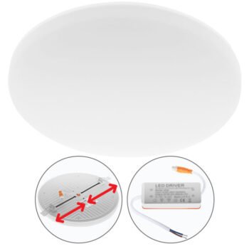 Foco de encastrar LIRA redondo 1x30W LED 2700lm 4000K Branco