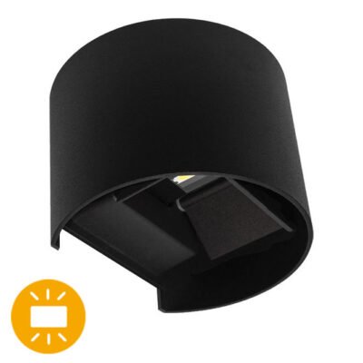 Aplique SALAS IP65 2x3W LED 500lm 3000K Preto