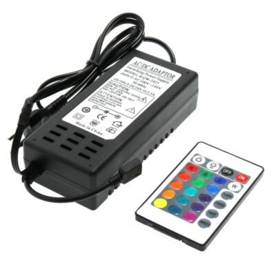 Transformador (Driver) C/Comando para Fitas Led RGB 24Vdc 60W
