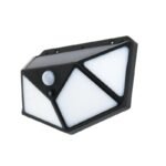 Aplique solar MUSTANG com sensor IP44 10W LED 450lm 4500K Preto