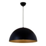 Suspensão GASPAR 1xE27 D40 Preto/Dourado