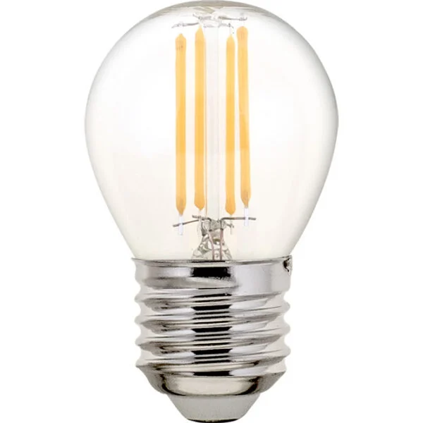 Lâmpada E27 (grosso) Esférica CLASSIC LED 4W 2700K 470lm Transparente-A++