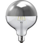 Lâmpada E27 (grosso) Globo CLASSIC TOPLED D95 4W 2700K 400lm Prateada