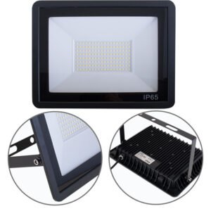 Projector TUMUT IP65 100W LED 6000lm 6400K Preto - Image 2