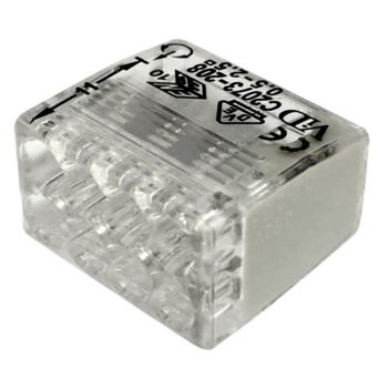 Ligador Fio Rígido 8 polos 0,5-2,5mm² 450V 24A