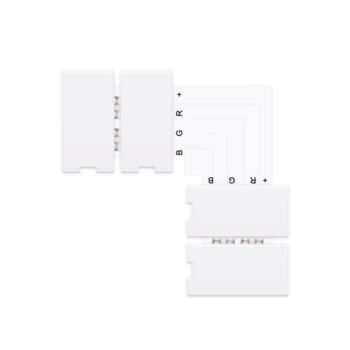 Conetor Tipo L para Fita Led 10mm RGB 12V/24V