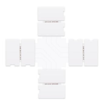 Conetor Tipo X para Fita Led 10mm RGB 12V/24V