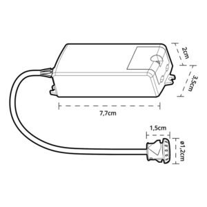 Sensor de Movimento IR ângulo de deteção 360° IP20 (301) - Image 2