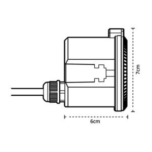Sensor de Movimento por Microondas ângulo de deteção 360° IP65 - Image 3