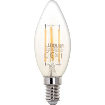 Lâmpada Led E14 Vela Classic 6,5W 2700k Transparente
