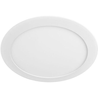 Foco de encastrar LED EVOLUTION redondo 12W LED 720lm 3000K D.17cm Branco