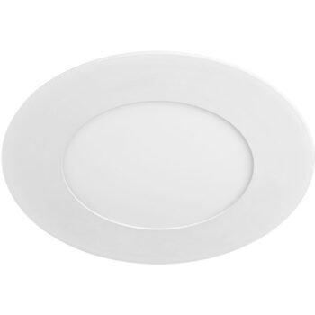 Foco de encastrar LED EVOLUTION redondo 3W LED 136lm 3000K D.9cm Branco
