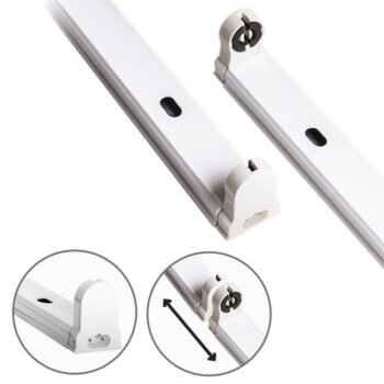 Régua BATTEN lig.contínua 1xG13 T8 LED 150cm Branco