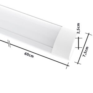 Régua ECOVISION BATTEN 60cm 18W LED 1850lm 6400K Branco - Image 5