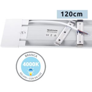 Régua ECOVISION BATTEN 120cm 36W LED 2520lm 4000K Branco - Image 4