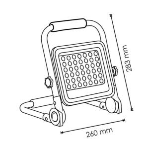 Projetor LED LAPTON 20W 1800lm C/Bateria 6000K - Image 7