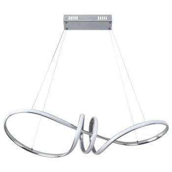 Suspensão DRAGON 1x40W LED 4000lm 4000K Cromado/Branco